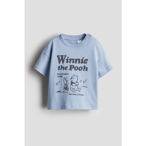 COTTON T-SHIRT WITH PRINTED MOTIF