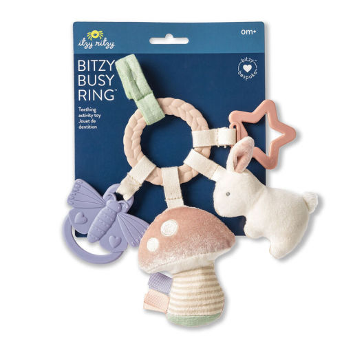 Itzy Ritzy Bitzy Buzy Rings Pastel