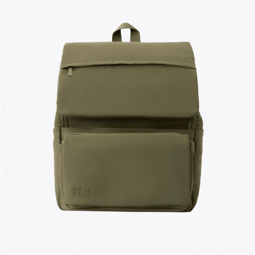 BÉIS 'The Ultimate Diaper Backpack' in Black - Best Backpack Diaper Bag in Olive Green