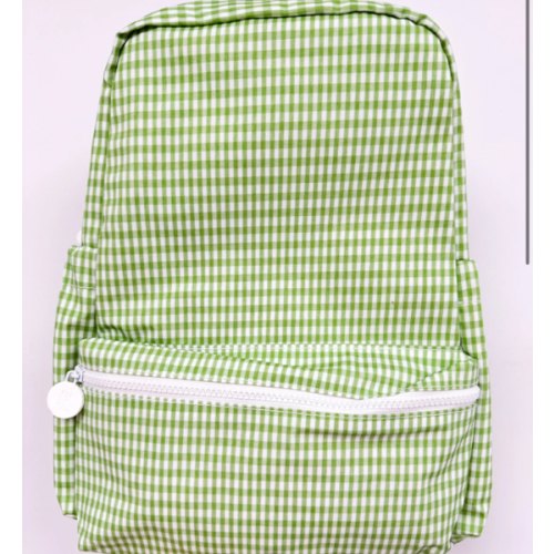 Green Gingham Backpacker