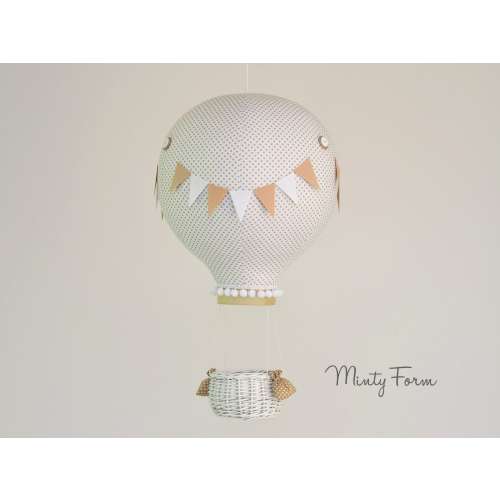 Hot Air Balloon Mobile | Travel Theme Nursery | Custom Mobile | Addition to Cloud Baby Mobile | Welcome Baby Gift