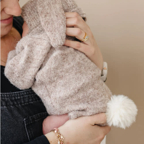 Luna + Luca Cozy Bunny Romper