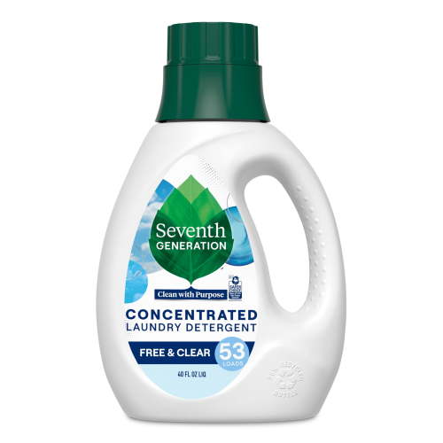 Seventh Generation Concentrated Liquid Laundry Detergent Fragrance-Free, 40 oz