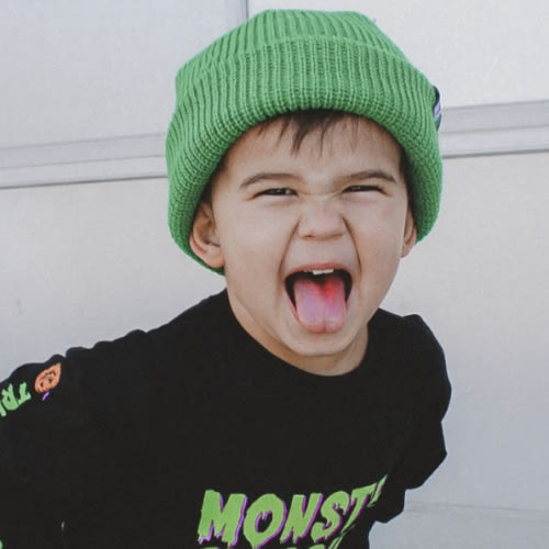 Green Beanie Size 0-4