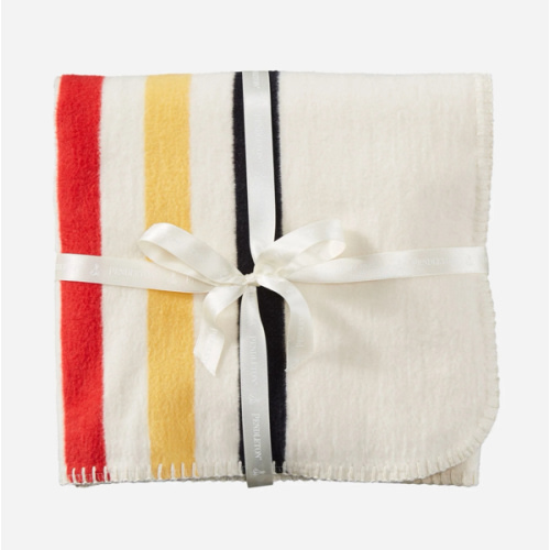 Vintage Casco Bay Stripe Blanket