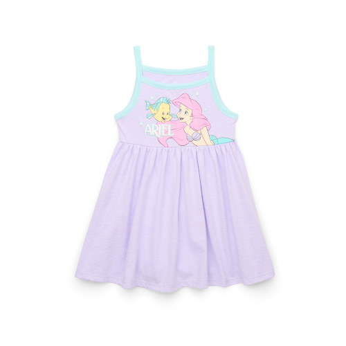 Disney Princess Toddler Girls Little Mermaid Ariel Graphic Tank Dress, Sizes 12M-5T