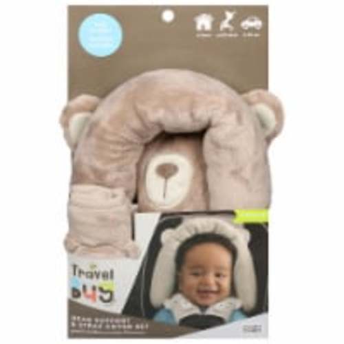 Goldbug Bear Head Support & Strap Cover Set, 1 ct