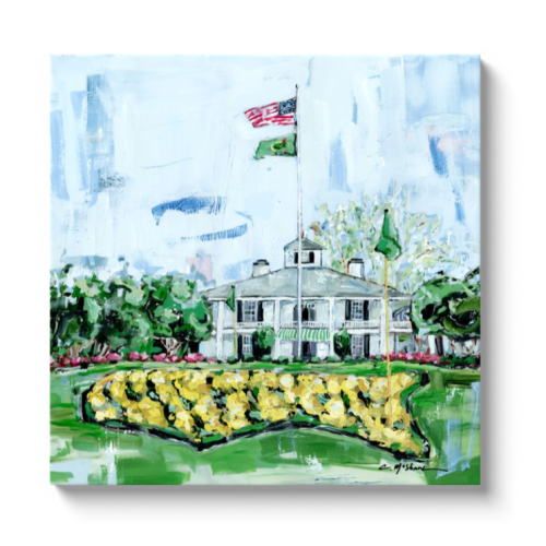 "The Clubhouse" on canvas