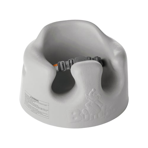 Bumbo Newborn Floor Seat with Adjustable Harness, Cool Gray