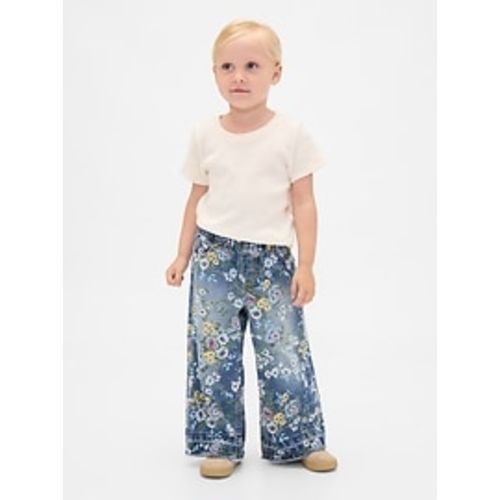 Baby & Toddler Floral Pull-On Baggy Jeans | Gap