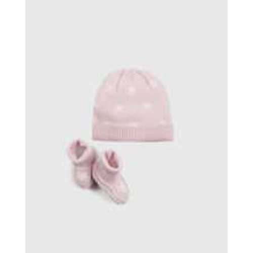 Washable Cashmere Beanie & Bootie Set