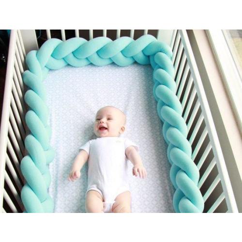 Braided Crib Bumper / Bed Bolster - Partial Length – JuJu & Jake