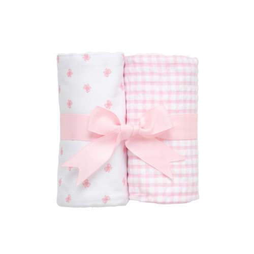 Bow Set of Two Burps, Pink