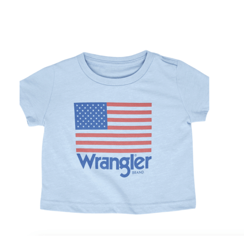 Wrangler Infant Boys' Flag Short Sleeve Graphic Print T-Shirt | Boot Barn