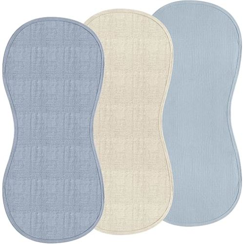 Hhahafelt 3 Pcs Changing Pad Liners Fits in Peanut Shape Changing Pad Waterproof Diaper Changin Mats Organic Cotton Peanut Mats are Warm on a Baby's Back, Washable Reusable(Elegant Style)