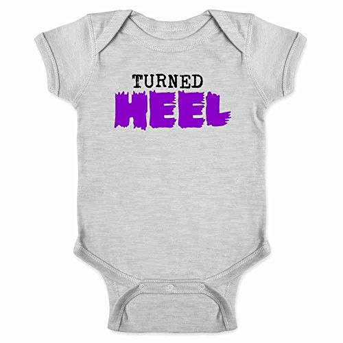 Pop Threads Turned Heel Pro Wrestling Funny Character Baby Toddler Kids Girl Boy T-Shirt