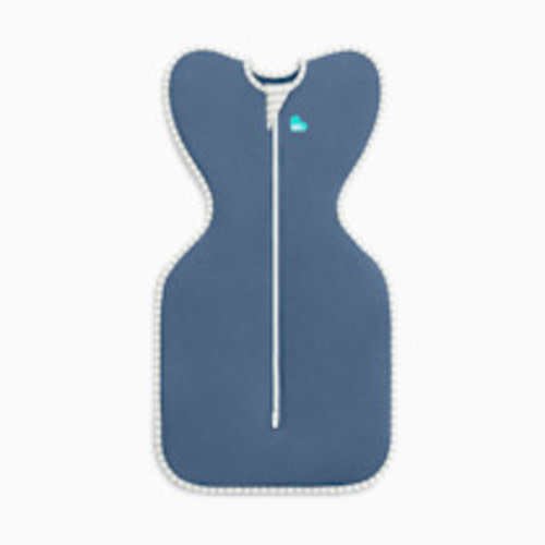 Love to Dream Swaddle UP, Baby Sleep Sack, Self-Soothing Swaddles for Newborns, Get Longer Sleep, Snug Fit Helps Calm Startle Reflex, New Born Essentials for Baby, 1.0 TOG, 13-19 lbs, Denim