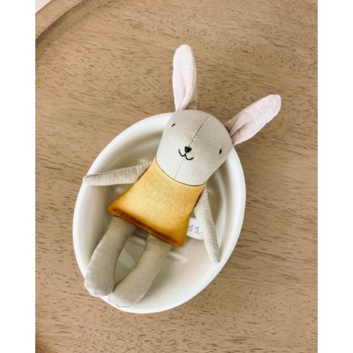 Little Bunny Rabbit Sister Rabbit Mini Stuffed Animal Rag - Etsy
