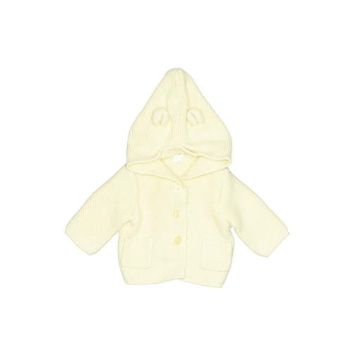 Baby Gap 100% Cotton Yellow Cardigan Size 0-3 mo