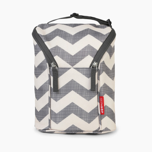 Skip Hop Grab & Go Double Bottle Bag - Chevron