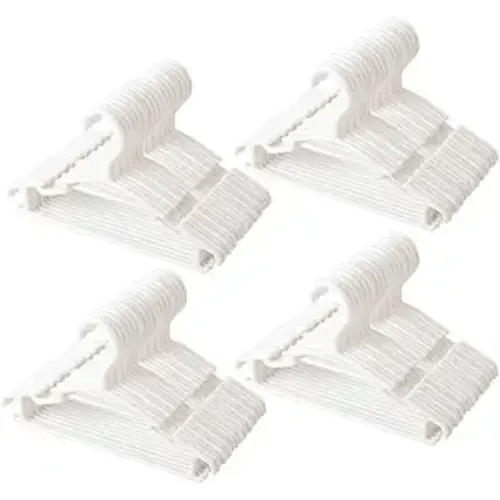 GoodtoU Baby Hangers 100Pack Kids Plastic Baby Clothes Hangers for Closet Small Children Infant Toddler Child