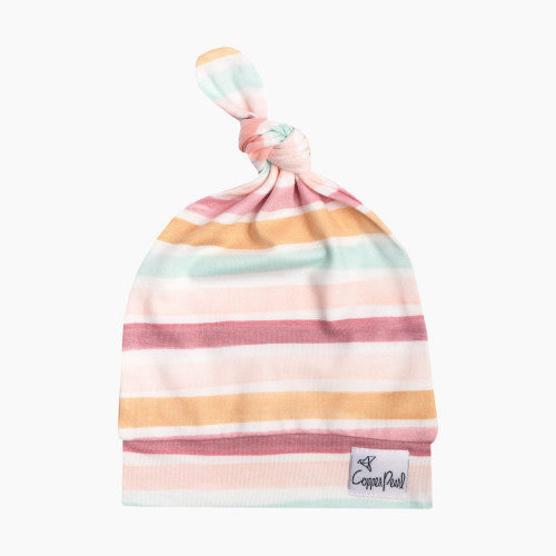 Copper Pearl Top Knot Hat - Belle