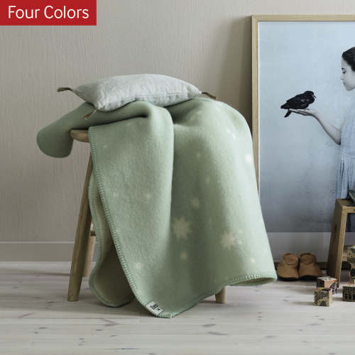 Orion Norwegian Wool Blanket, Two Sizes in Four Color Variants
