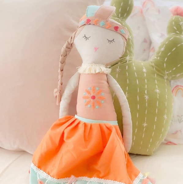 Claire Bohemian Princess Doll - Large