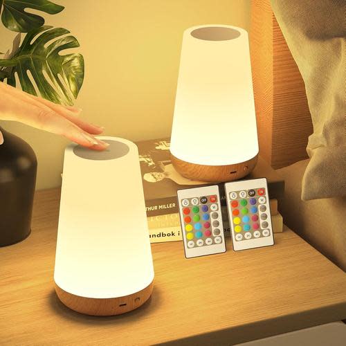 Jual Lampu Tidur Bedside RGB Multi Warna + Remote | Bedroom Night Light - Kota Administrasi Jakarta Barat - Kievy | Tokopedia