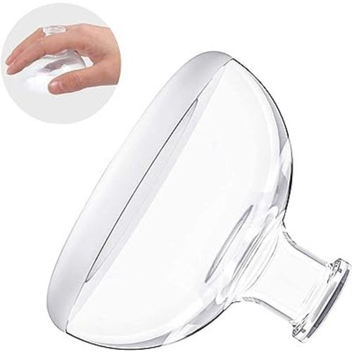Fanwer Palm Chest Percussion Cup - Chest Physical Therapy Aids(CPT), Mucus Removal Device, Helps to Break up Mucus by Percussion and Postural Drainage, Professional Palm Sputum Remover