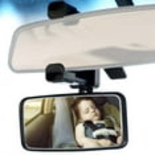 XZZ Baby Car Mirror, Clip-On Adjustable 360 Degree Angle Wide HD Convex Glass Rearview Facing Back Seat Automotive Interior Rear View Mirror for Clip on Car, Truck Sun Visor