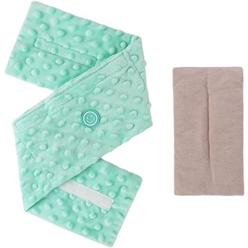 Colic and Gas Relief for Newborns and Infants, Flaxseed Heated Tummy Wrap, Baby Swaddling Belt with Soothing Warmth, Natural Relief for Upset Stomach in Babies and Toddlers, 0-3 Years