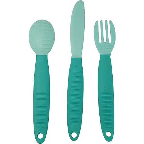 Busy Baby Eating Utensils - Spearmint