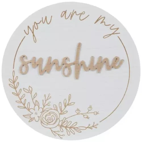 You Are My Sunshine Wood Wall Decor