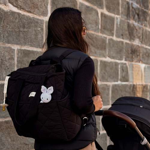 Mint Convertible quilted backpack