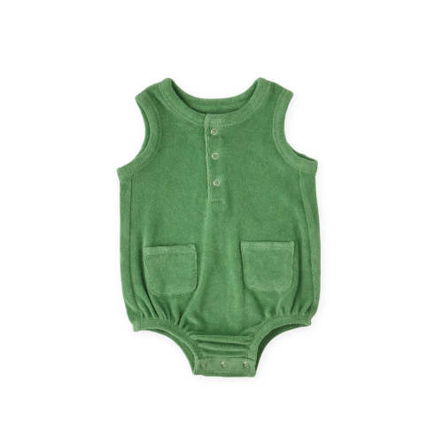 Classic Terry Pocket One-Piece - Grass