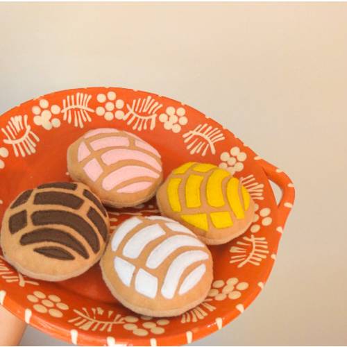 Pan Dulce toy play set, Kids toys, Mexican food pretend play, pan dulce toy for play, Pan Dulce kitchen playset, pan dulce felt food toys