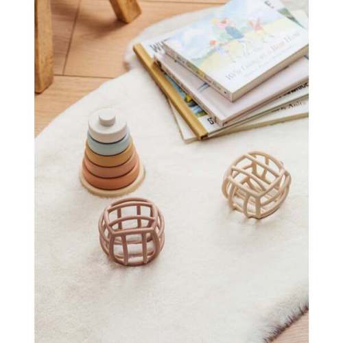 Rowe Teething Ball, Honey - Maison Rue | Maisonette
