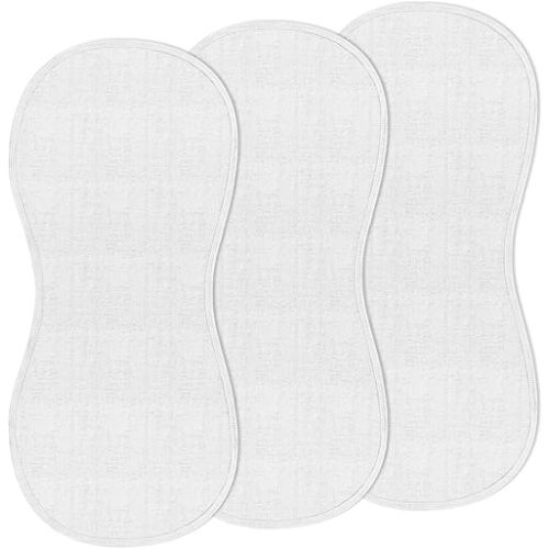 3 Pcs Changing Pad Liners Fits in Peanut Shape Changing Pad Waterproof Diaper Mats Organic Cotton Peanut Mats are Warm on a Baby's Back, Washable Reusable (Simple Style)