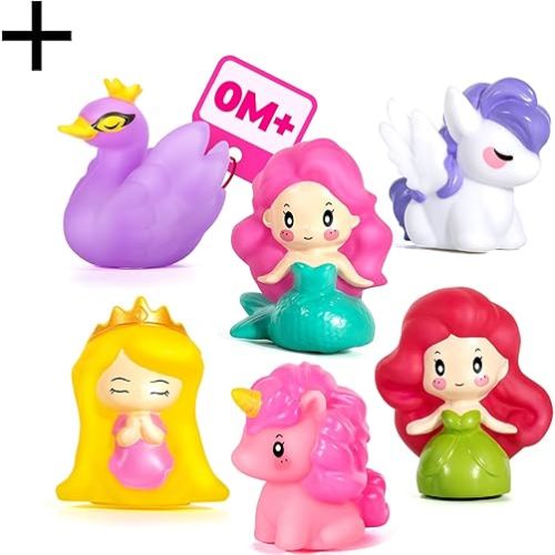 Hely Cancy 12 PCS No Hole Bath Toys