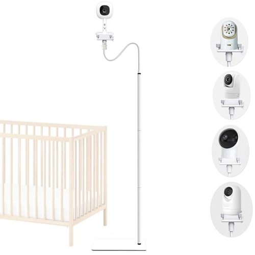 Baby Monitor Floor Stand Mount Holder for Nanit Pro & Flex Stand/Infant DXR 8 & DXR-8 Pro/Momcozy/eufy/Babysense 5.5 Max View Baby Monitor