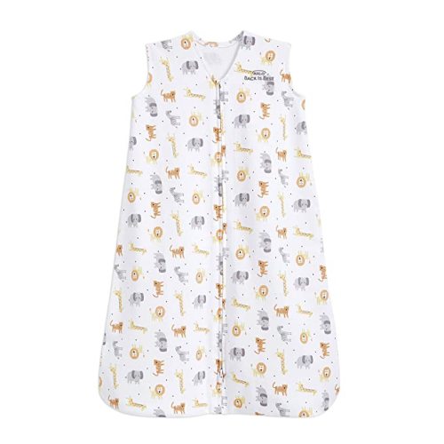HALO Sleepsack 100% Cotton Wearable Blanket, TOG 0.5, Jungle Cotton, Medium - Medium (Pack of 1)