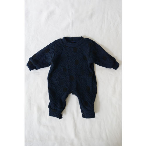 Rompers Ellis - Navy x Black Dots