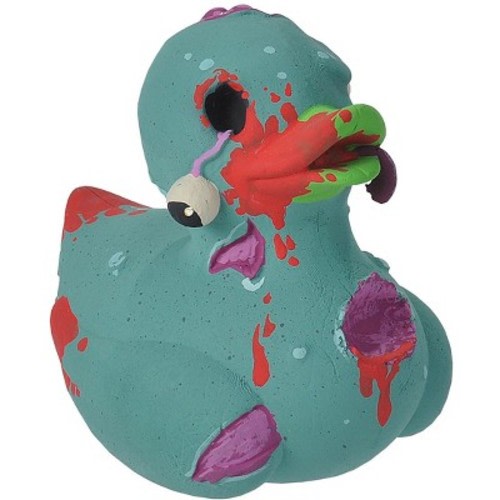 Wild Republic Rubber Duck, Zombie, Gift for Kids, Great Gift for Kids and Adults, 4 inches
