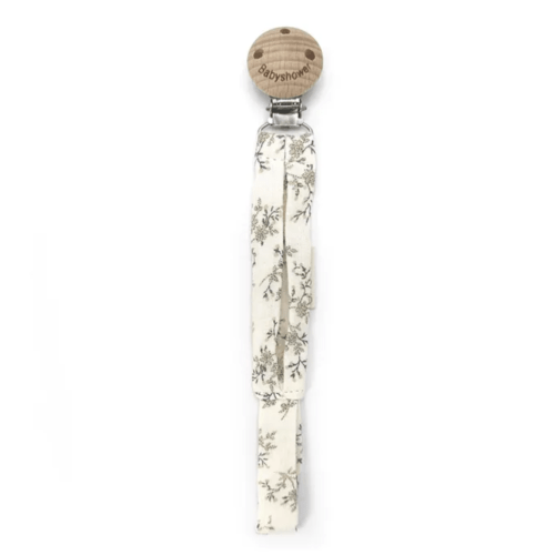 Miley pacifier clip | Ecru