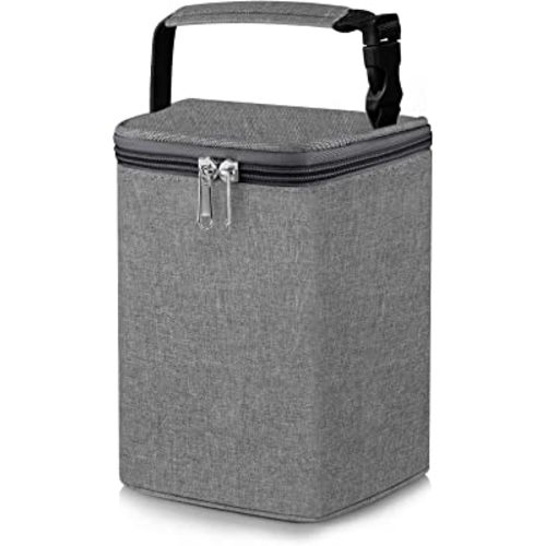Accmor Breastmilk Cooler Bag, Baby Bottle Cooler Bags, Insulated Bottle Cooler Tote Bags On The Go, Fits 4 Large 8oz Bottles, for Nursing Mom Daycare Travel