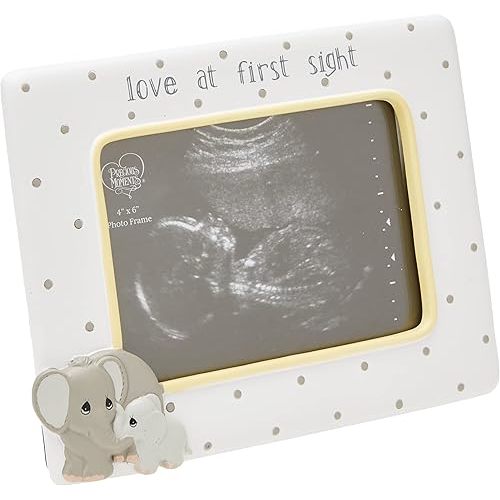 Precious Moments Elephant Love at First Sight Ultrasound 4 x 6 Resin & Glass 183407 Photo Frame One Size Multi