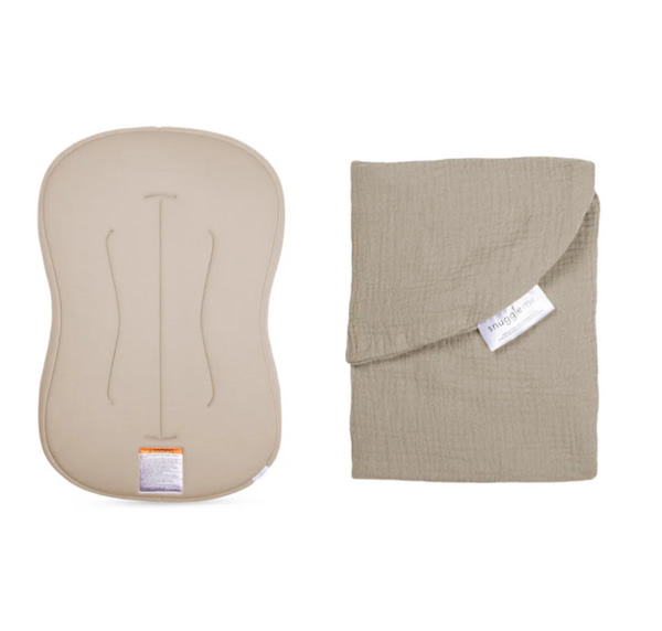 Lounger Curve + Muslin Cover Set | Birch