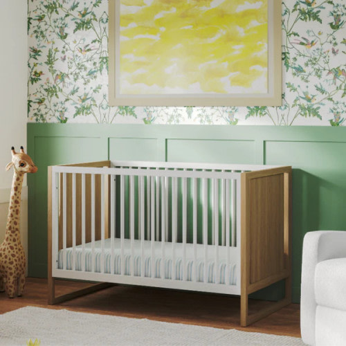 Nurture& The Newport Crib - White/Natural