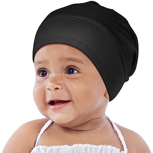 OLESILK Silk Baby Bonnet for 0-6 6-12 Months - 100% Mulberry Silk Toddler Hair Bonnet, Adjustable Night Cap for Sleeping